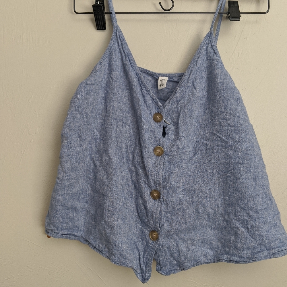 Blue Tanktop/Croptop